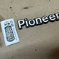 84-96 Jeep Cherokee XJ "Pioneer" Emblem Badge OEM Factory Fender Name Plate