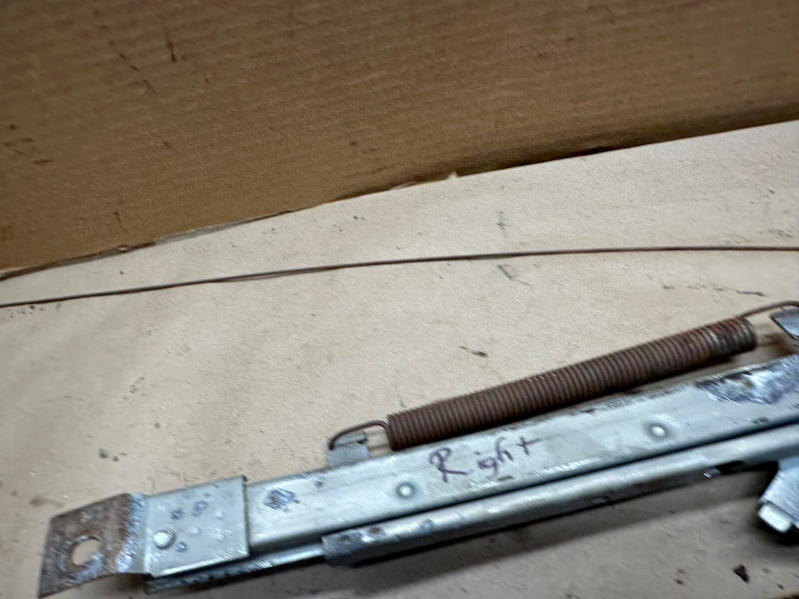 1967 Rebel Rambler Interior Front Bench Seat Floor Track Guide Mount Brackets