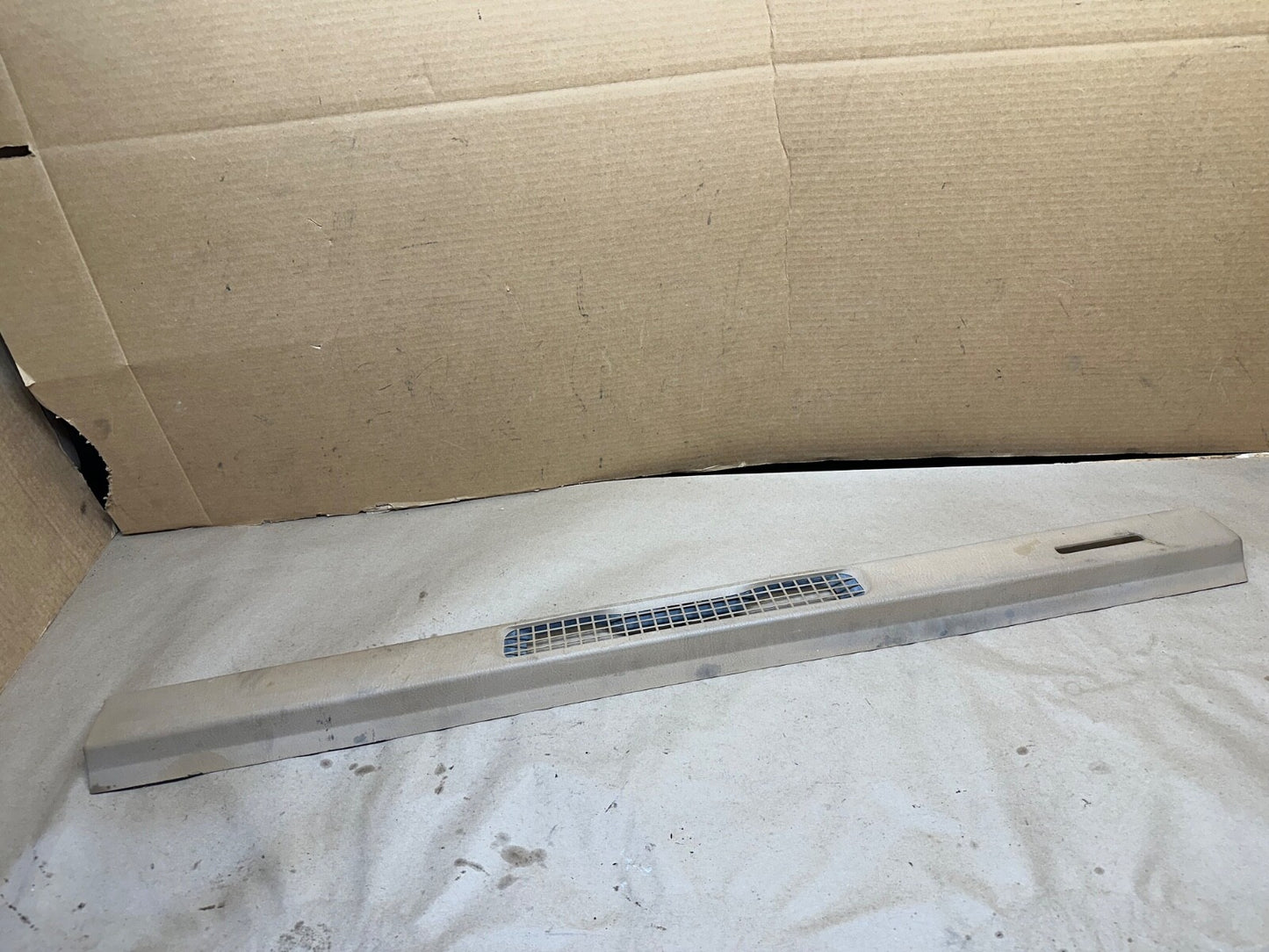 97-06 Jeep Wrangler TJ Dash Cowl Vent Trim Bezel Defrost OEM Tan Factory Beige