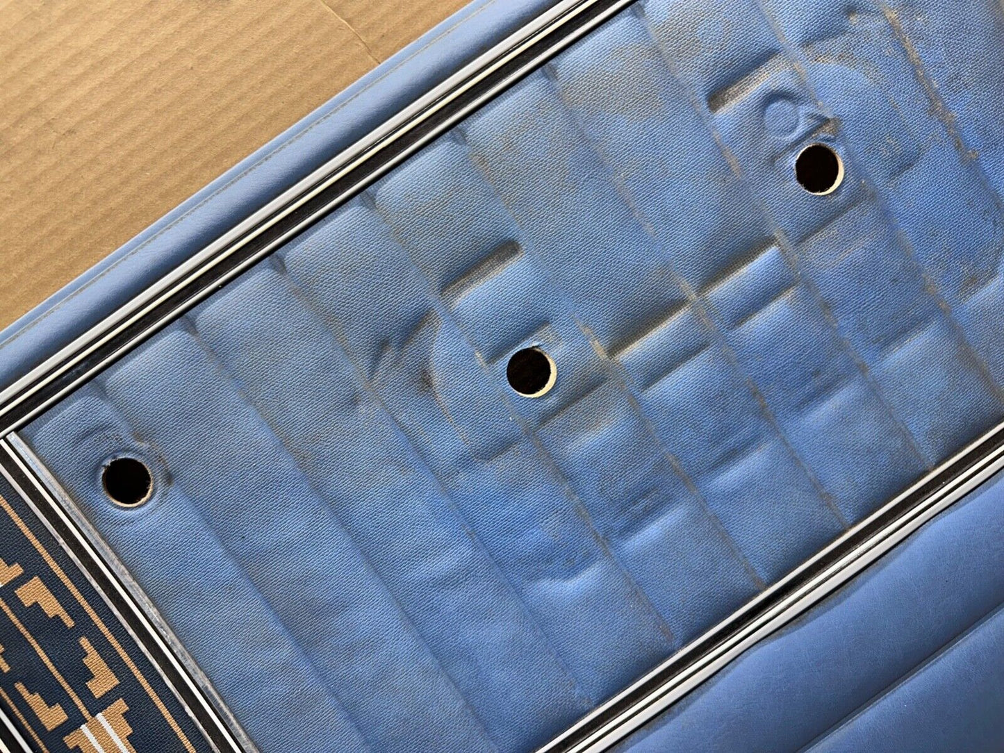 70s-80s Jeep Cherokee Door Panels Blue FSJ SJ 2 Door Front OEM Chief S Cards OEM