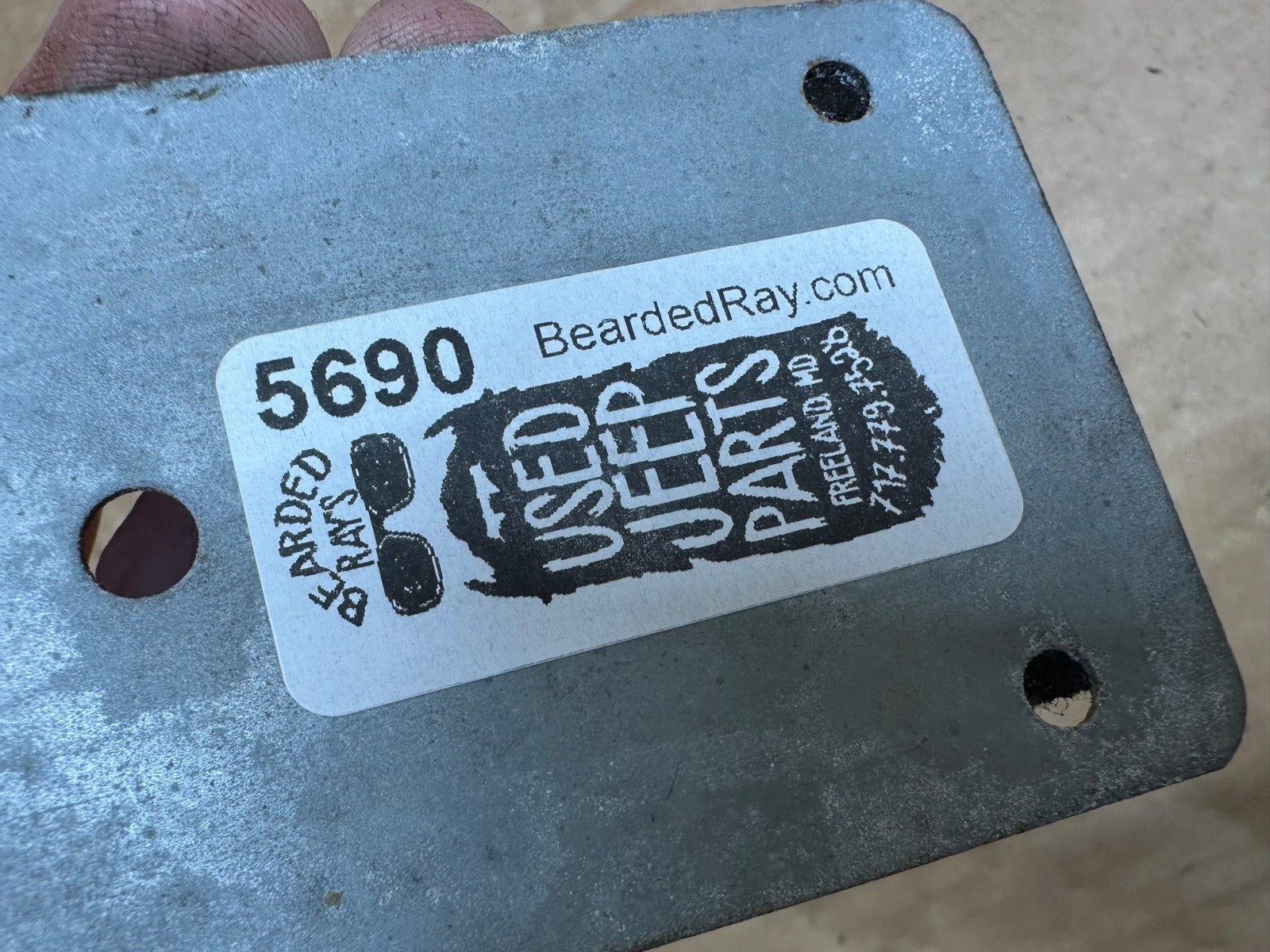 87-95 JEEP WRANGLER YJ Wiper Delay Module Mounting Bracket OEM Mount Plate