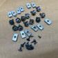 Jeep Wrangler YJ 87-95 Soft Top Belt Rail Retainer Bolts Set OEM Softtop Factory