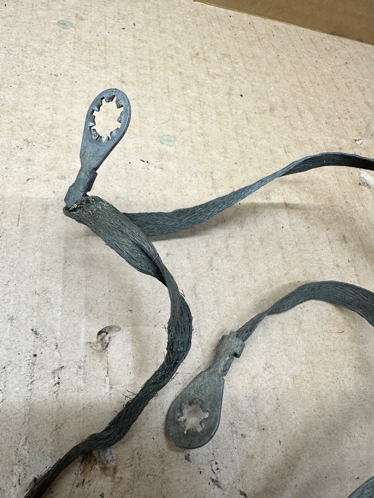 Jeep Wrangler TJ 97-06 Engine Dual Strap Ground Strap Factory OEM Cable LJ
