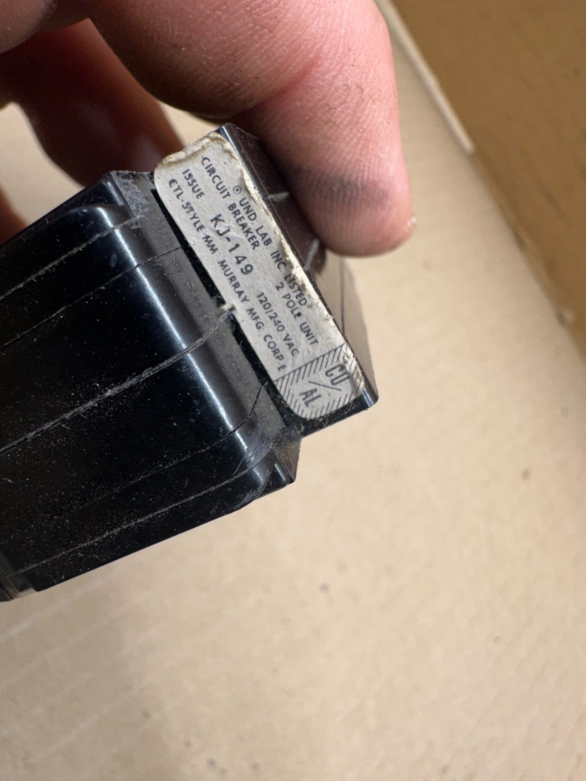 Murray Arrow Hart MM1515 Tandem Circuit Breaker, 2-P, 15A, 120/240V, Style MM