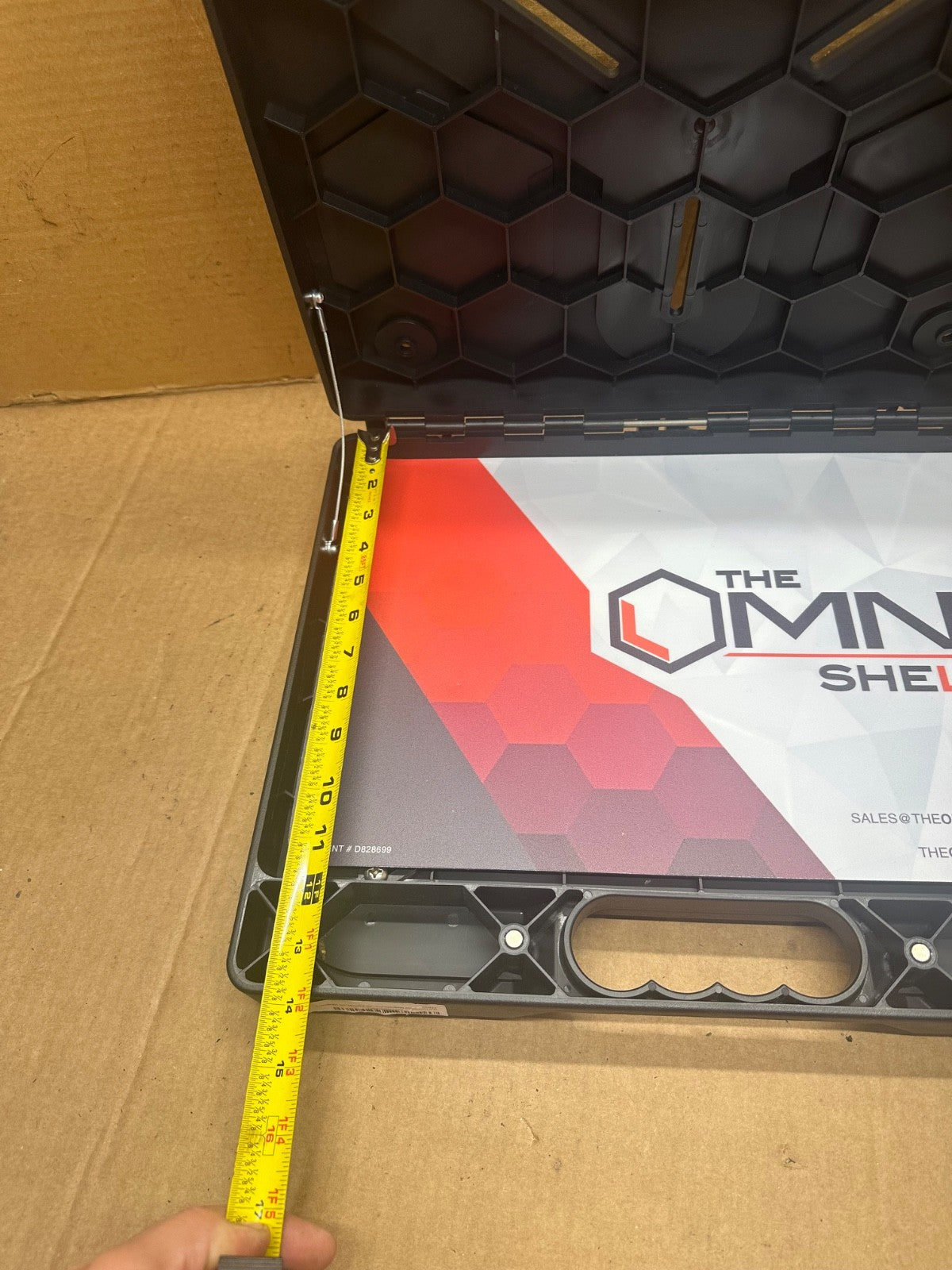 The OmniShelf Magnetic Utility Shelf Briefcase Portable Desk Work Truck Shop Van