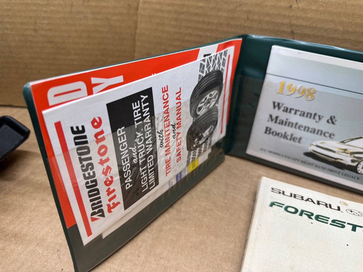 1998 Subaru Forester Owner's Manual Maintenance Booklet Paperback Books Book OEM