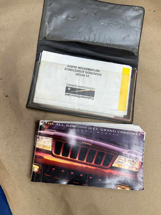 1999 Jeep Grand Cherokee WJ Owners Manual Pouch Booklets Owner's Paperwork 99