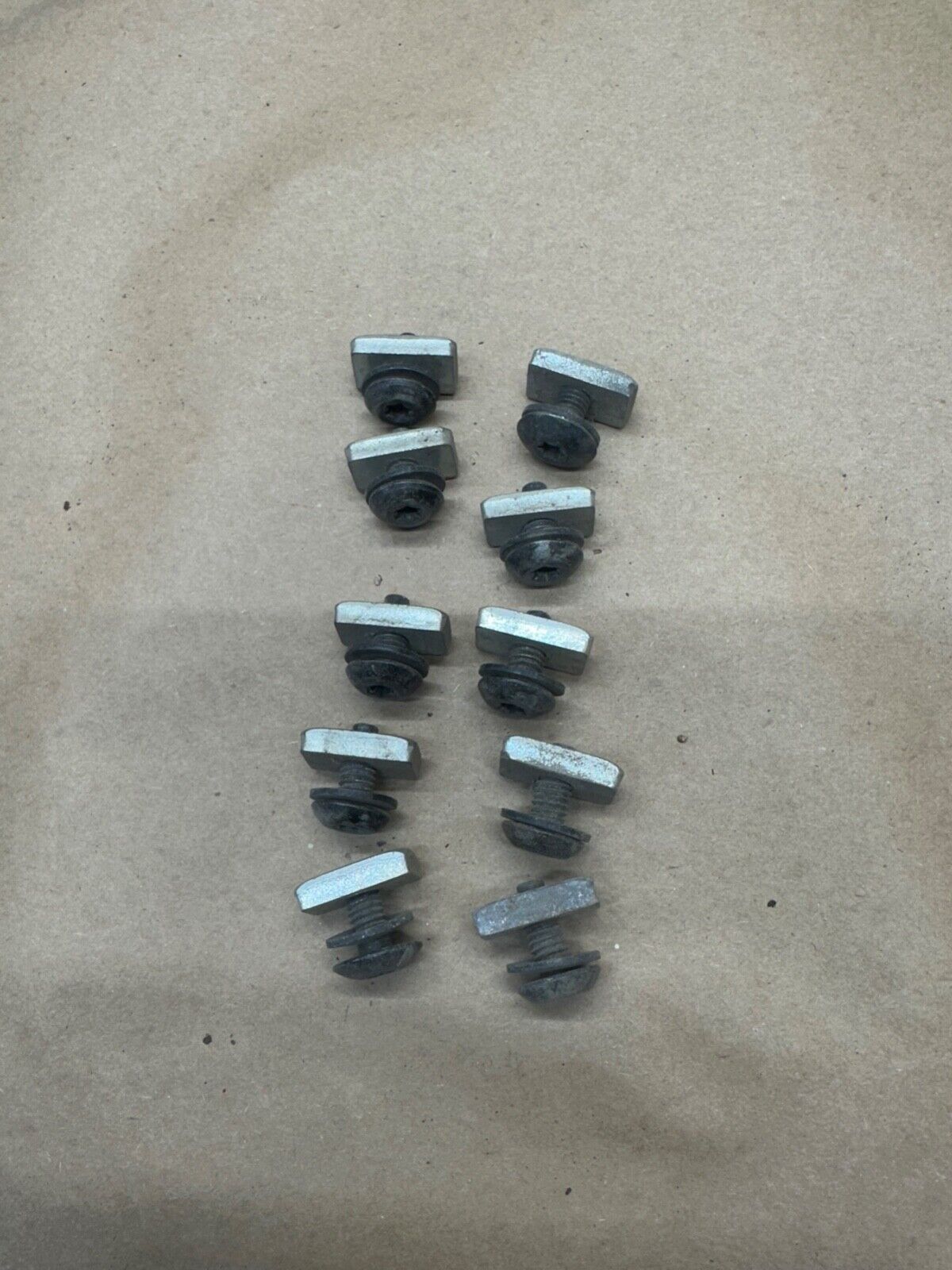 87-95 Jeep Wrangler YJ OEM Top Soft Top Bracket Retainer Bolts Torx 10 Nuts Bolt