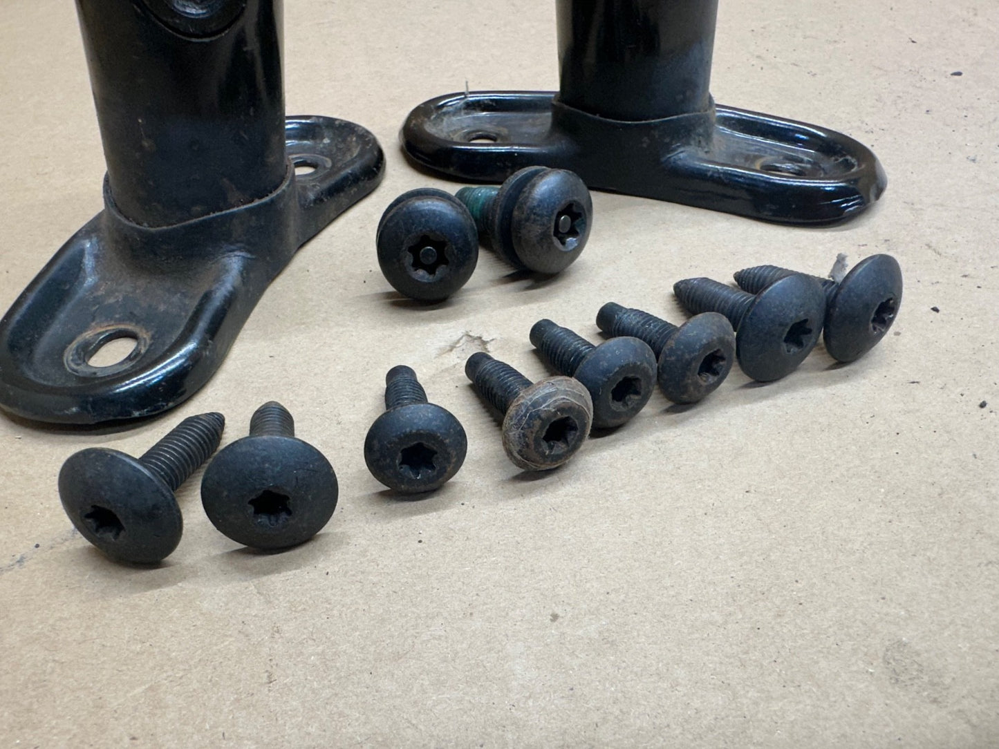 98-02 Jeep Wrangler TJ Roll Bar Sport Bar Extensions Windshield Bracket w/ Bolts