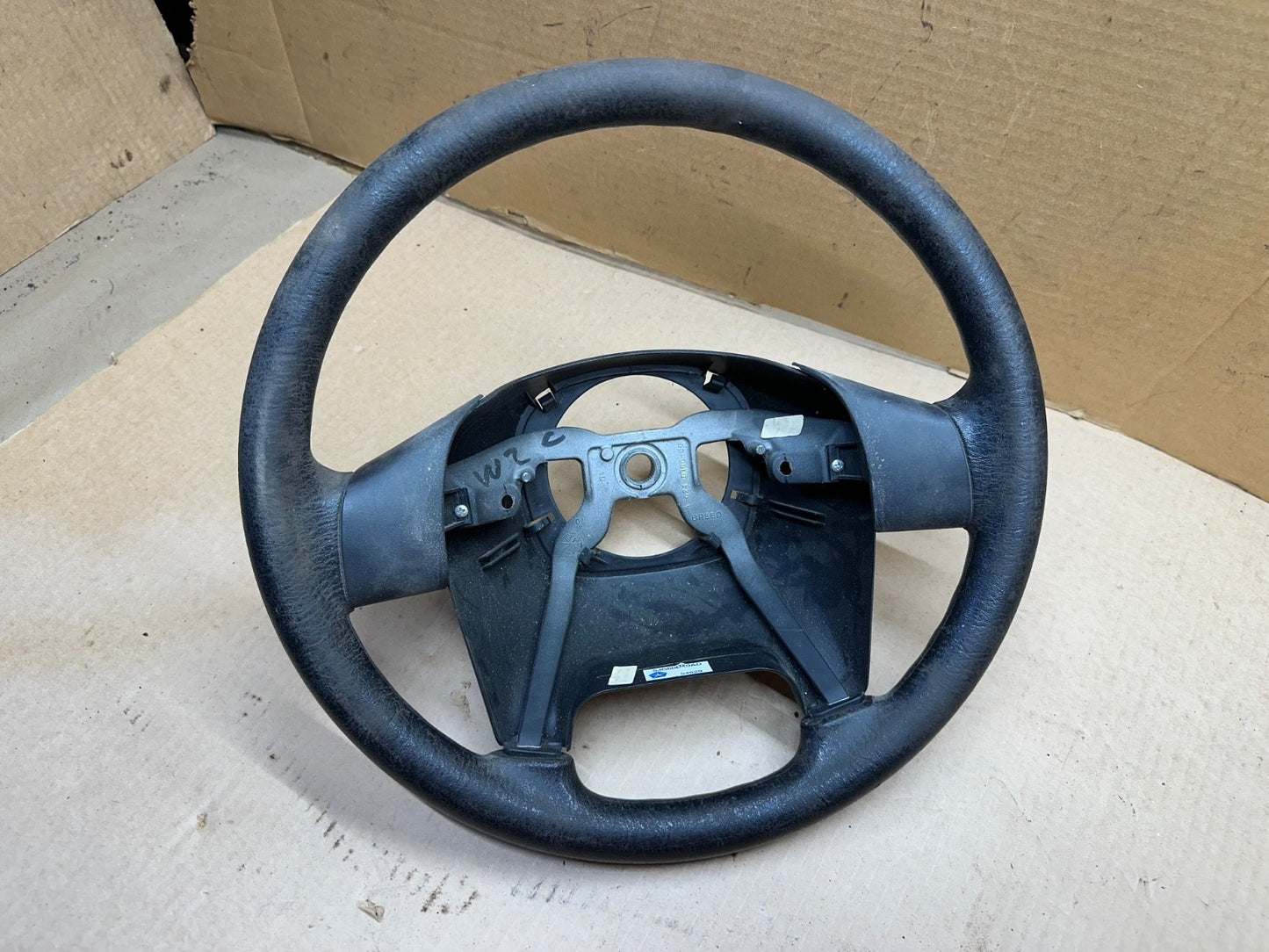03-06 Jeep Wrangler TJ LJ OEM Rubber Vinyl Steering Wheel Factory OEM 04 05 Jeep