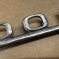 80s Mercedes 300D Aluminum Rear Trunk Nameplate Emblem 1238170915  MD0182-4