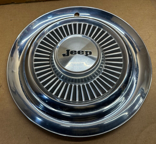 Rare Old Vintage Antique Jeep Jeepster Wheel Cover Hubcap Hub Cap 60s 70s OEM