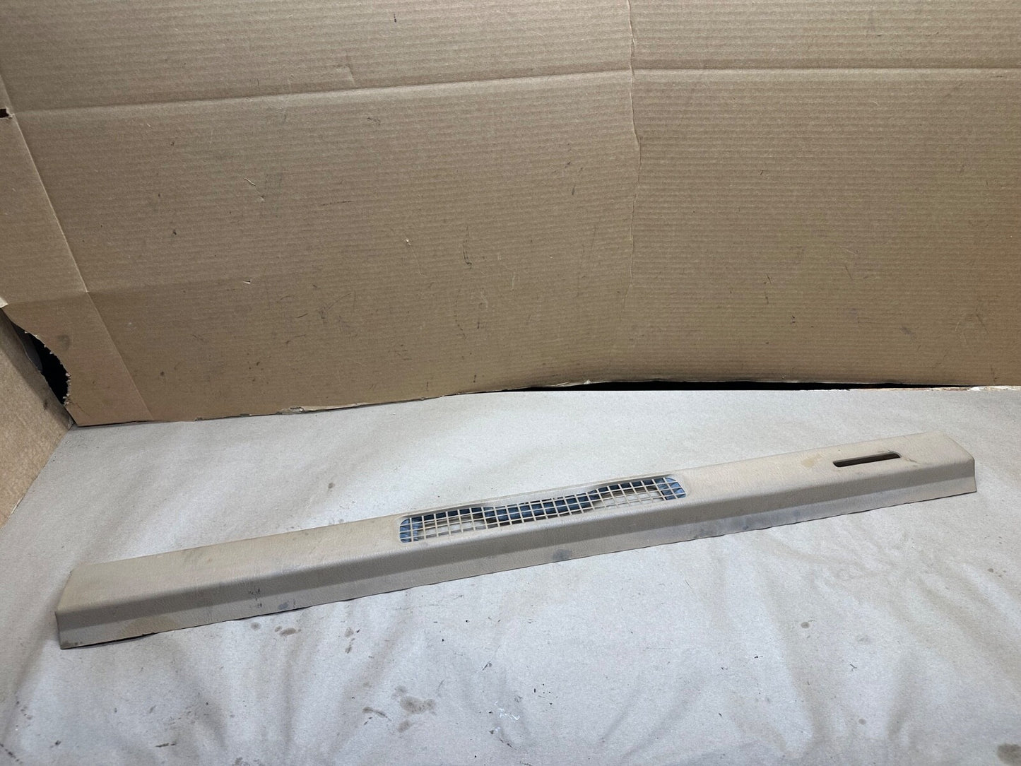 97-06 Jeep Wrangler TJ Dash Cowl Vent Trim Bezel Defrost OEM Tan Factory Beige