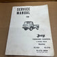 57-64 Jeep FC150 FC170 Shop Service Repair Manual PAPER BOOK Forward Control FC