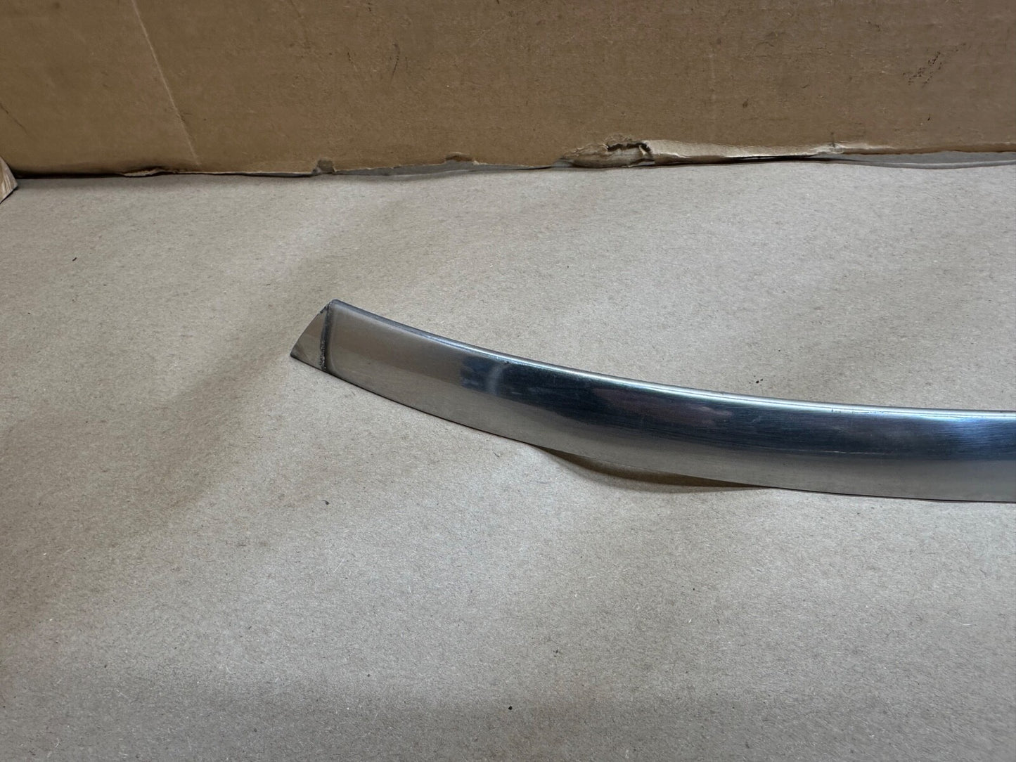 Jeep FSJ Grand Wagoneer Passenger Lower Windshield Stainless Steel Trim Chrome