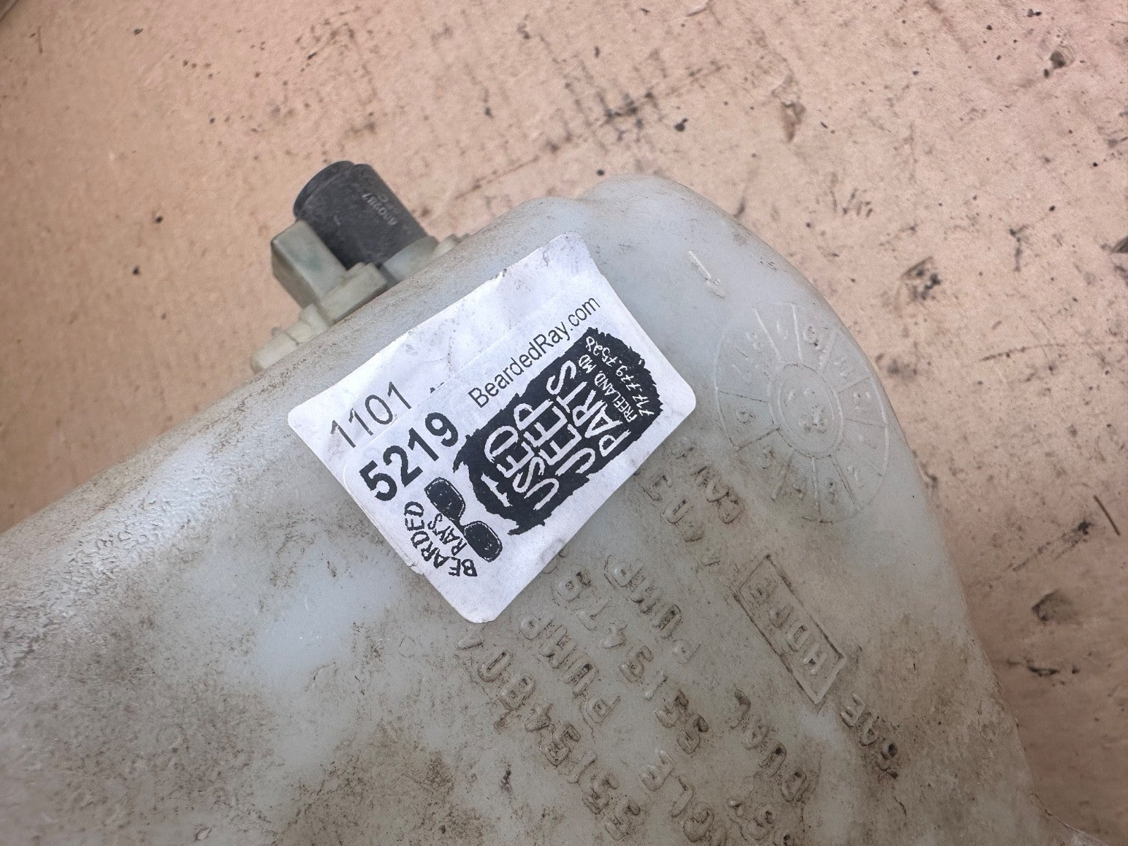 97-02 Jeep TJ Wrangler Single Pump Windshield Washer Reservoir Tank OEM 55154804