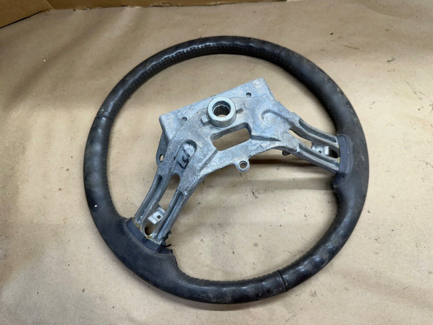 97-02 JEEP WRANGLER CHEROKEE XJ TJ Steering Wheel Leather Factory OEM Grey Gray