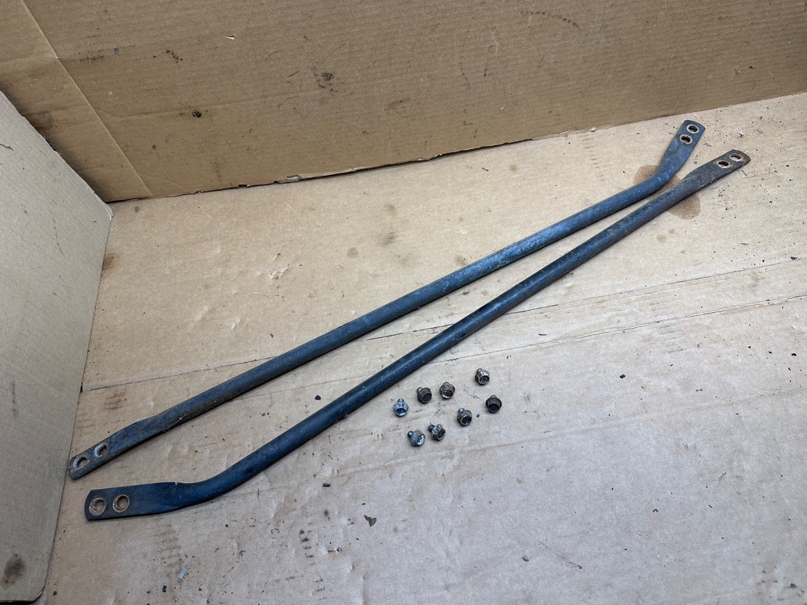 76-91 Jeep Wagoneer J10 Cherokee FSJ SJ Hood Support Rods Factory Brace Under OE