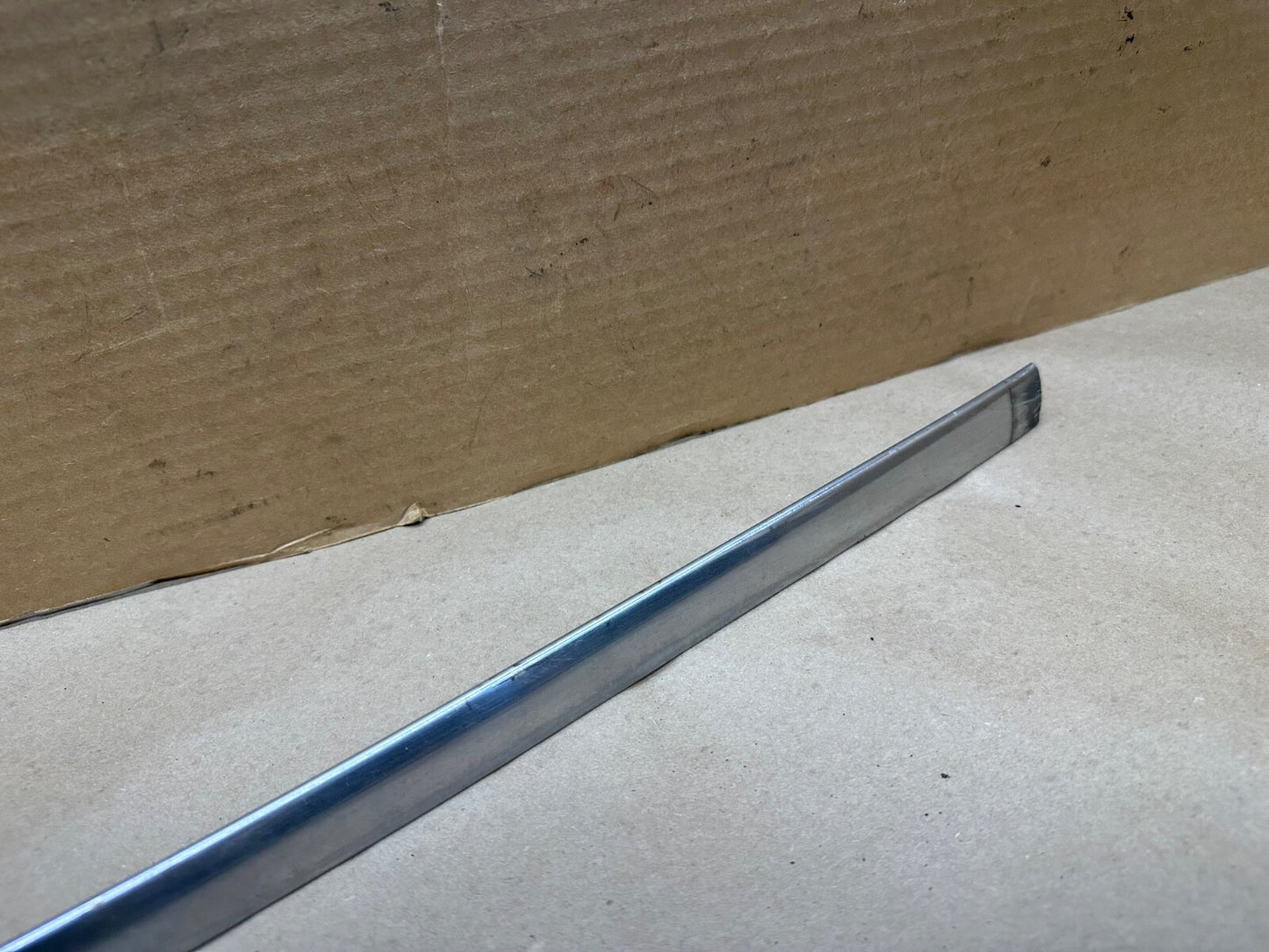 Jeep FSJ Grand Wagoneer Passenger Lower Windshield Stainless Steel Trim Chrome