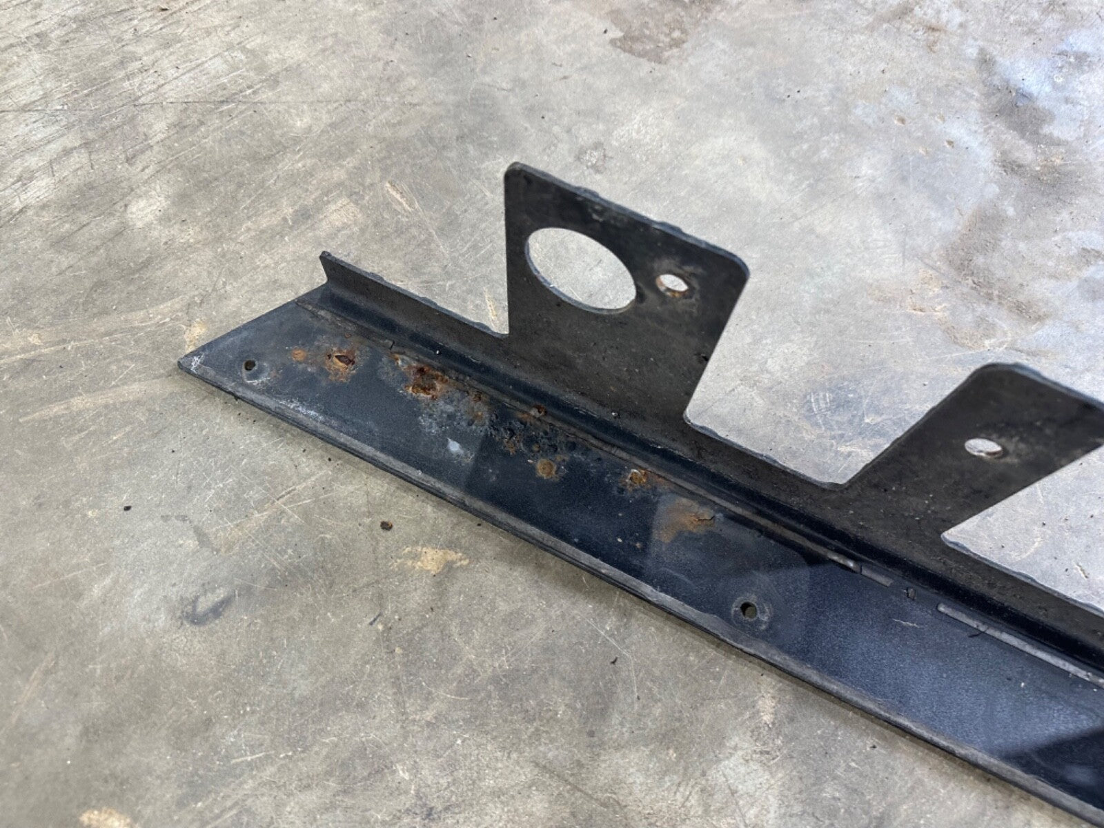 03-06 Jeep Wrangler TJ Rubicon OEM Black Rocker Guard Slider Pair Rock Trim Side