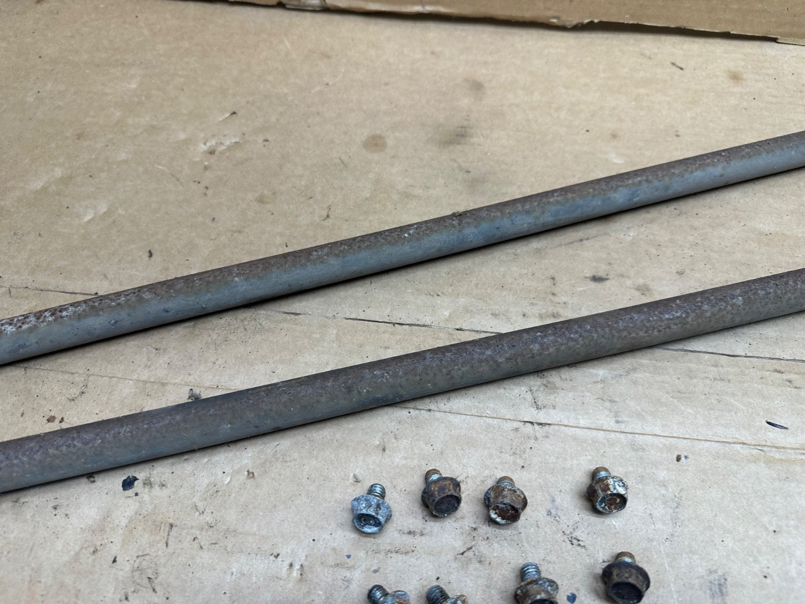 76-91 Jeep Wagoneer J10 Cherokee FSJ SJ Hood Support Rods Factory Brace Under OE