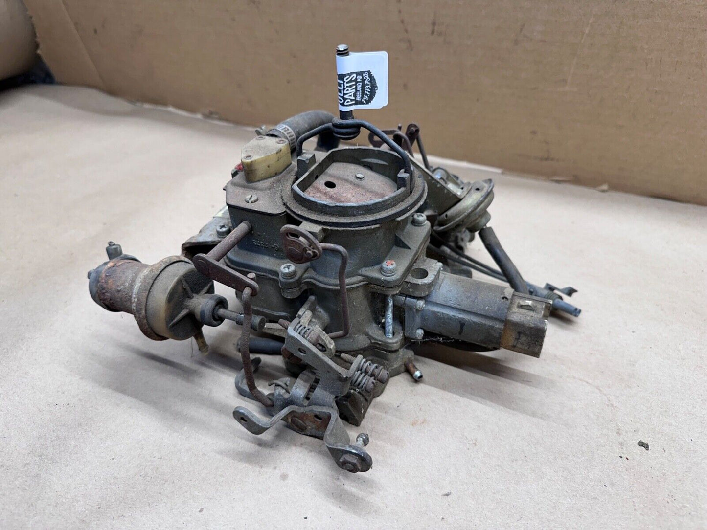 76-90 Jeep YJ CJ Carter BBD 2 Barrel Carburetor Carb 4.2L Wrangler 4.2 L 258 OEM