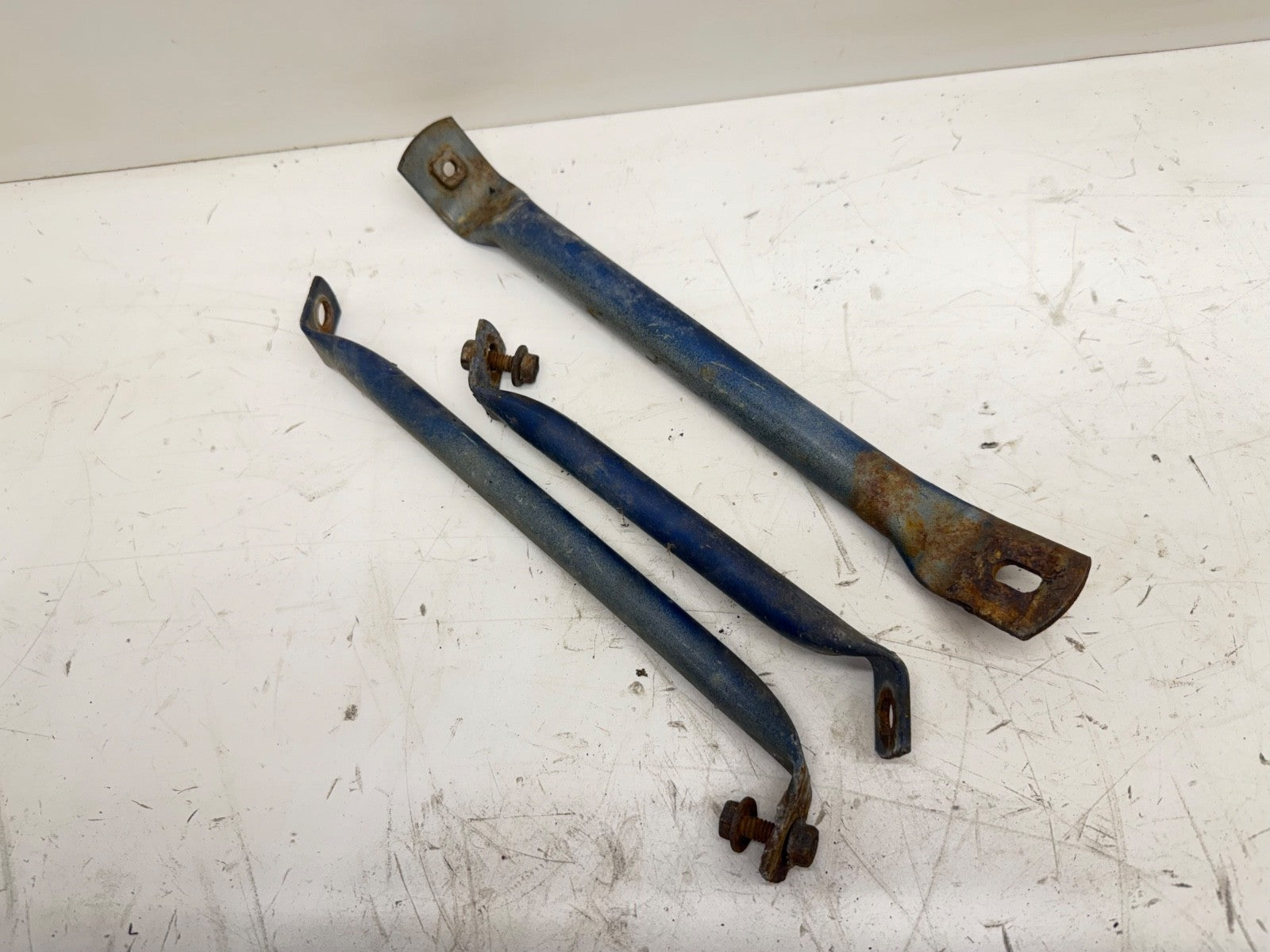 87-95 Jeep Wrangler YJ FENDER to Firewall Support Bar Set OEM Factory Rod Brace