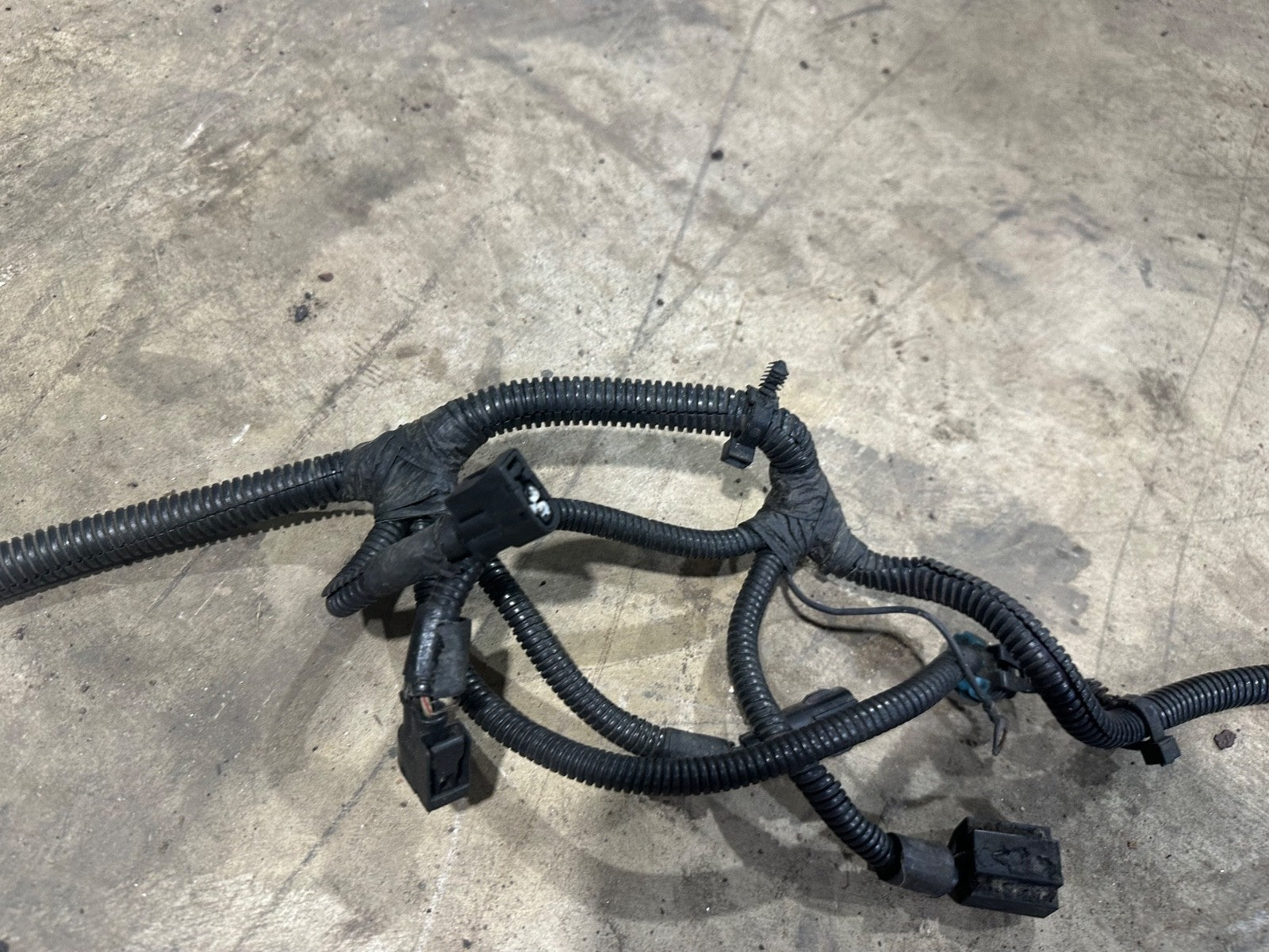 Jeep Wrangler TJ 97 ONLY Grille Headlight Wire Harness Wiring 1997 Head Light OE