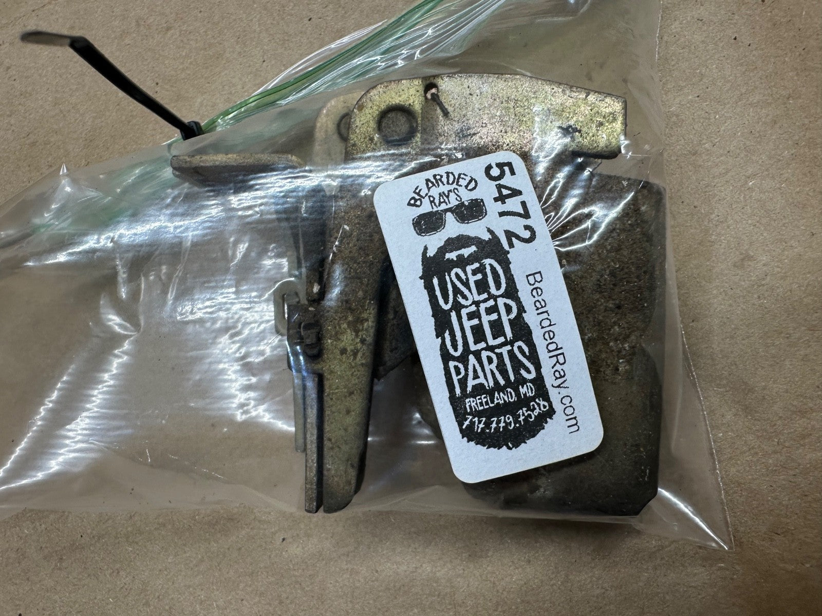 87-01 Jeep Cherokee XJ MJ OEM Under Hood Latch Release Mechanism Linkage & Cable