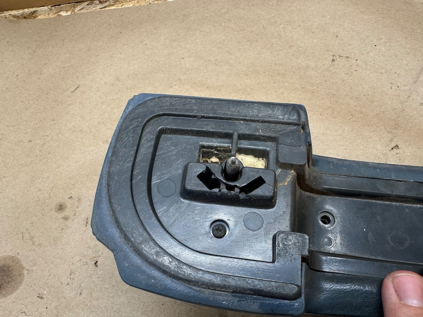 Jeep J Truck Cherokee SJ FSJ 75-80 Blue Front Interior Door Handle Arm Rest Pair