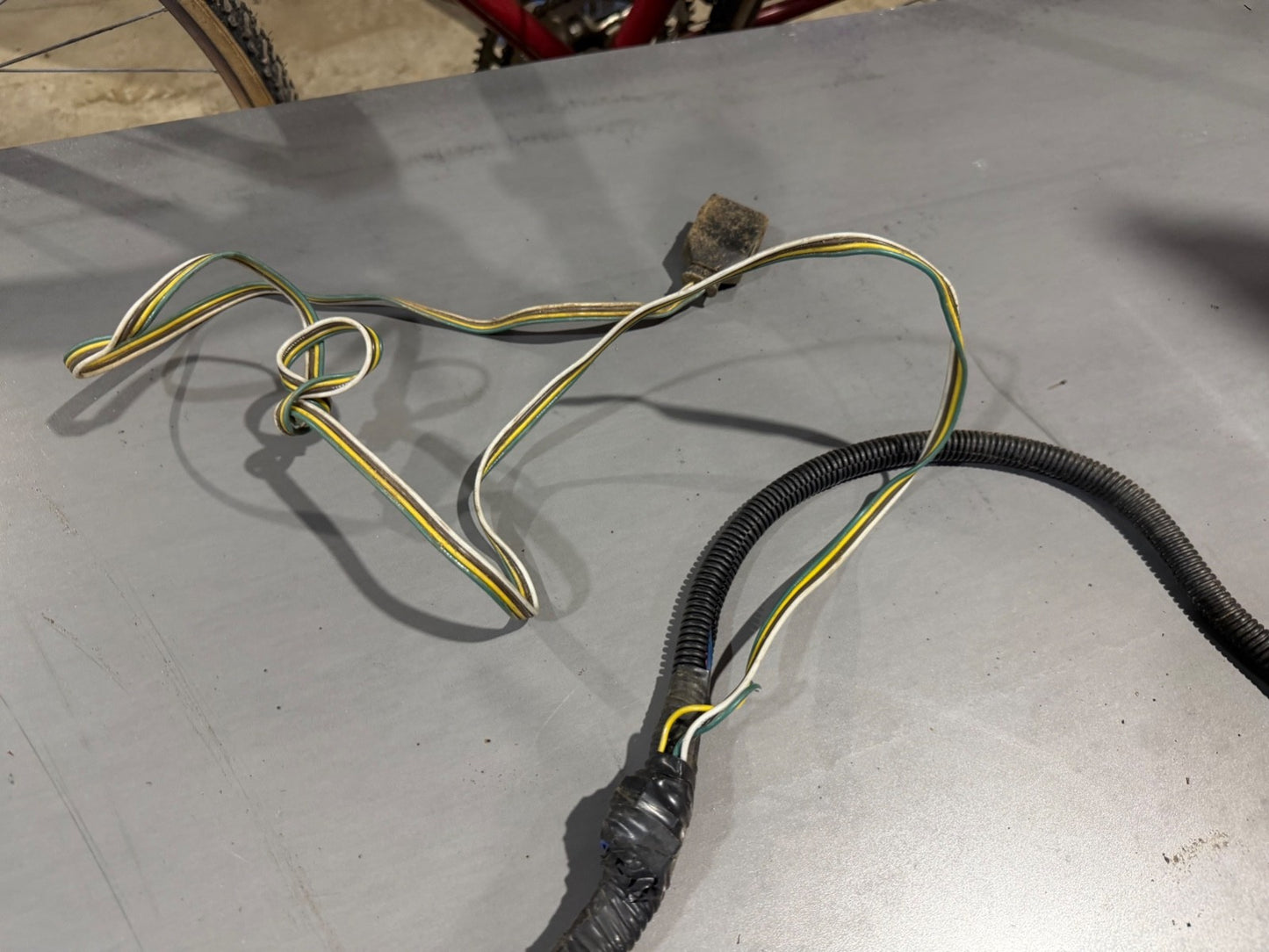 87-90 Jeep Wrangler YJ BODY HARNESS Rear Tail Fuel Pump Wiring Loom OEM