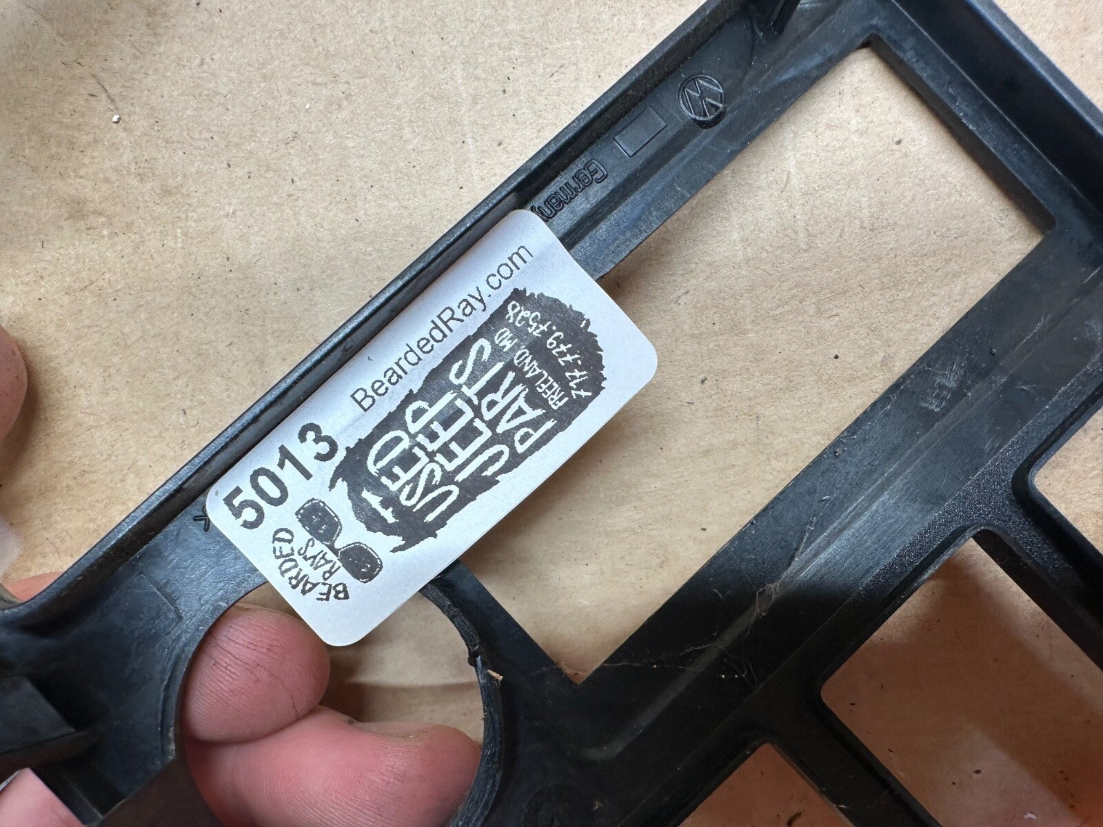 1999-2004 VW EUROVAN DASH Board Switch Bezel TRIM 7D1858100A 99-04 Euro Van OEM