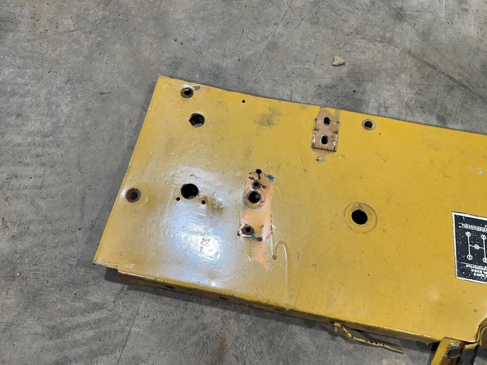 Jeep Willys CJ 5 CJ5 59-71 Dash Plate Panel DASHBOARD Column Mount OEM Factory