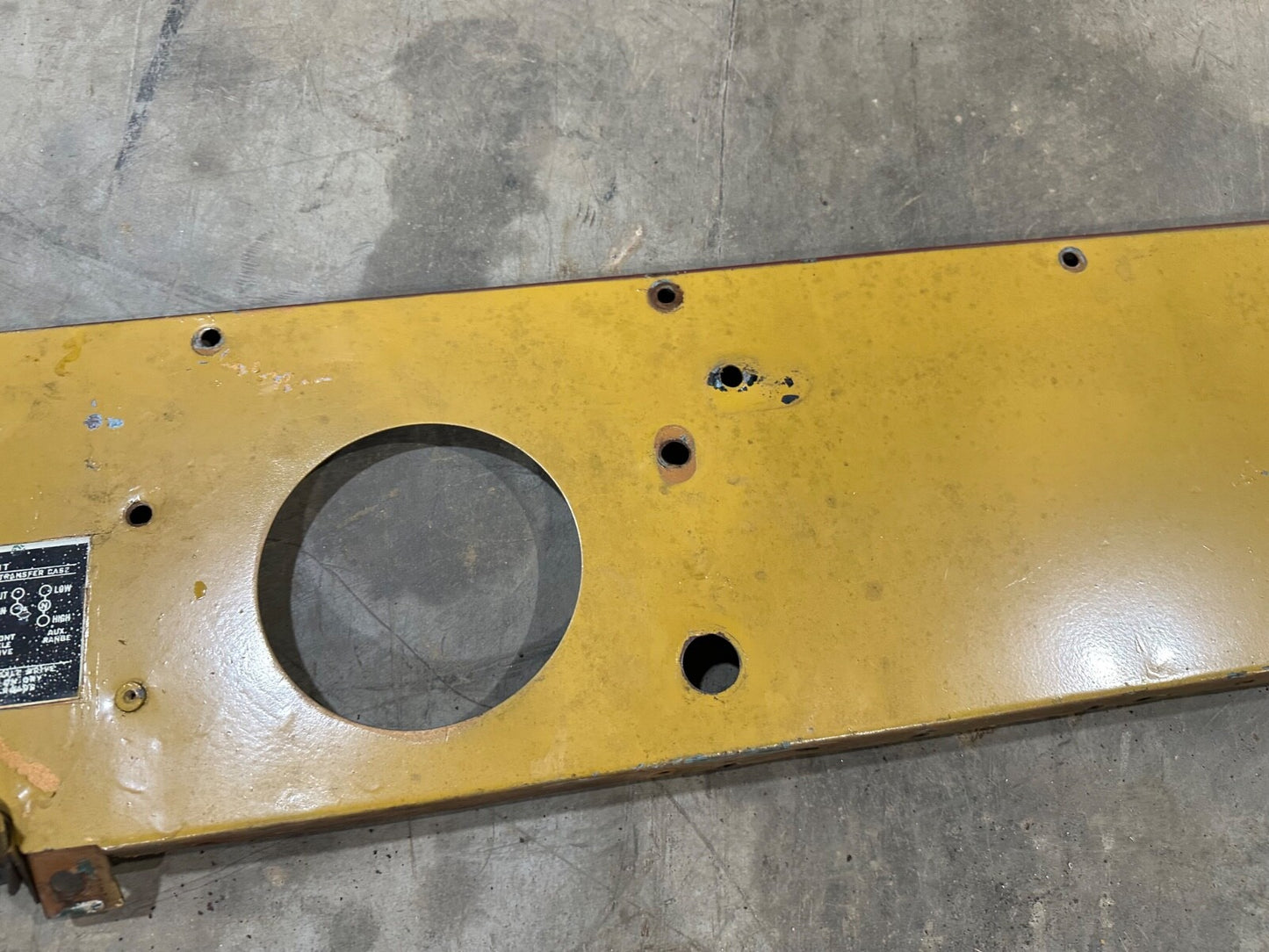 Jeep Willys CJ 5 CJ5 59-71 Dash Plate Panel DASHBOARD Column Mount OEM Factory