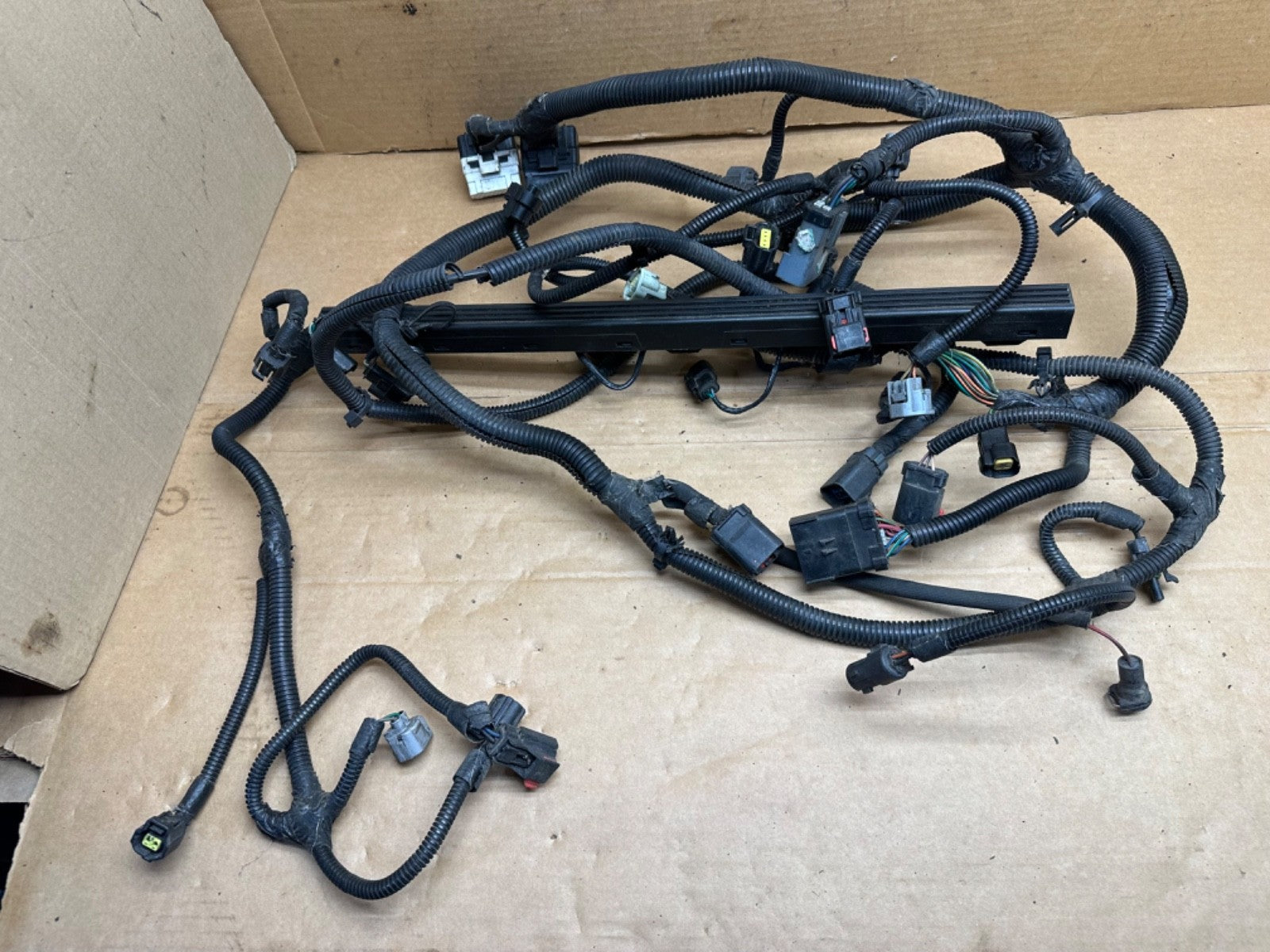 1999 JEEP WRANGLER TJ 4.0 MANUAL TRANS ENGINE INJECTOR WIRING HARNESS w/ AC