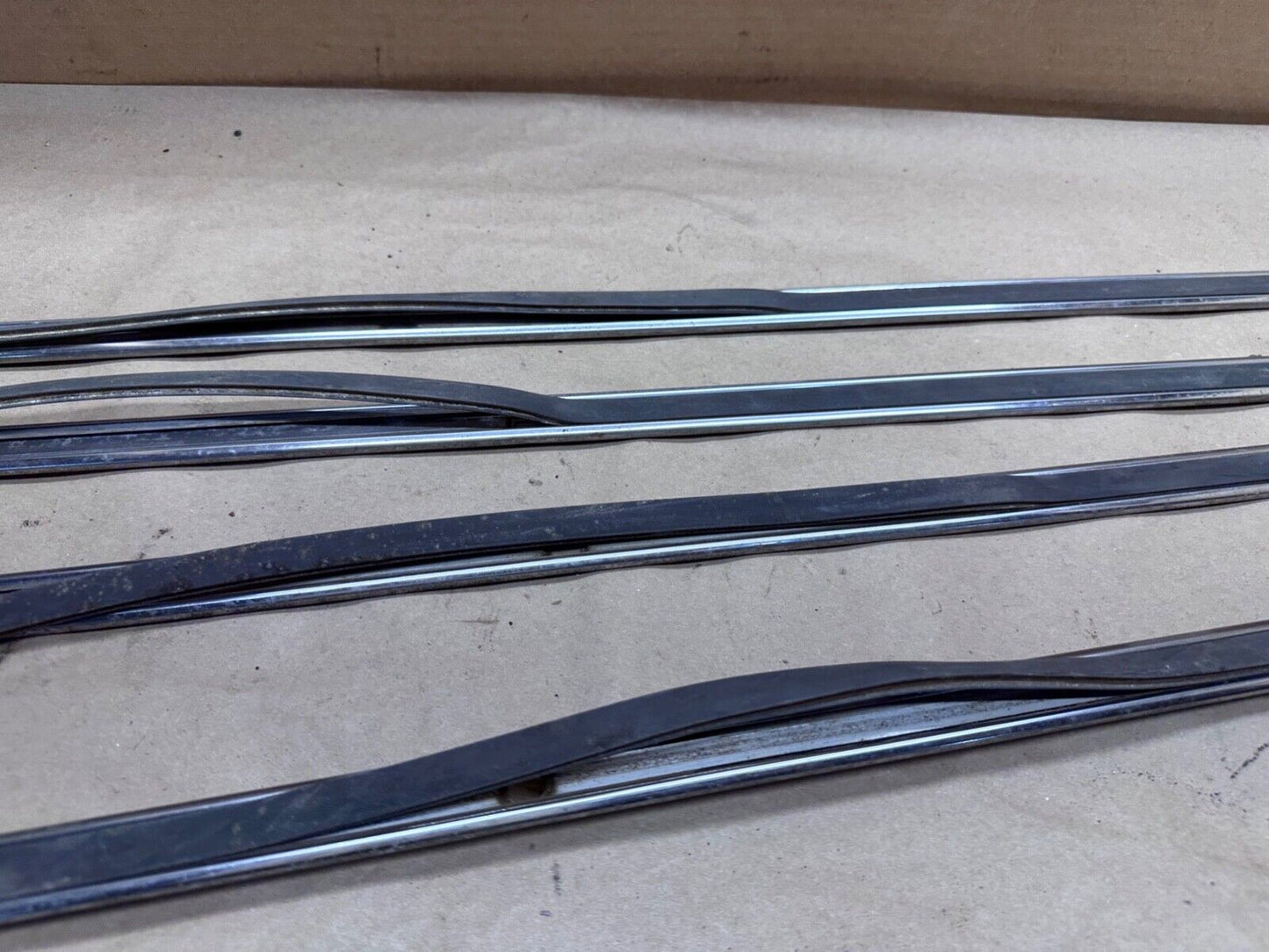 84-91 Jeep Cherokee XJ Chrome Roof Rack TRIM Factory OEM Luggage Guard Factory