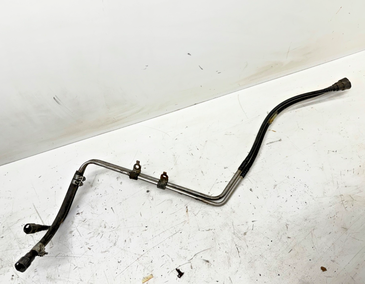 Jeep Wrangler YJ 91-95 2.5 Stainless Steel Fuel Line Engine Rail Frame Gas Hose