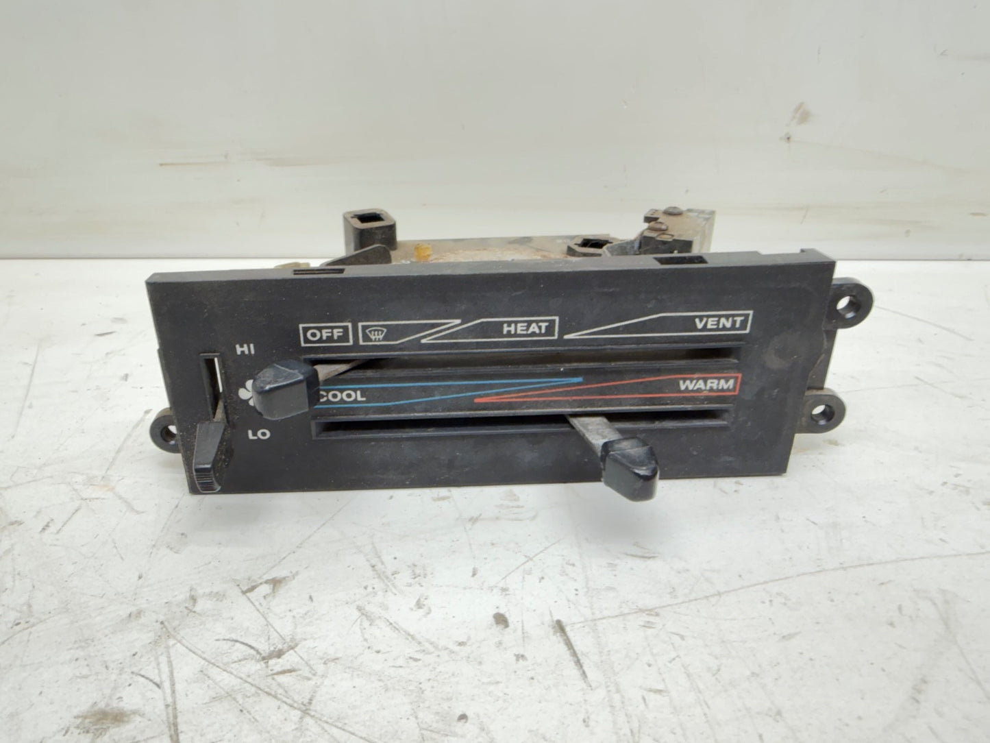 87-95 Jeep Wrangler YJ HEAT Panel Temp Climate Control Unit Heater HVAC Switch