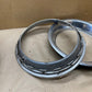 Set of 4 Jeep Cherokee XJ Wrangler YJ TJ OEM Chrome Trim Beauty Ring Wheel 15"