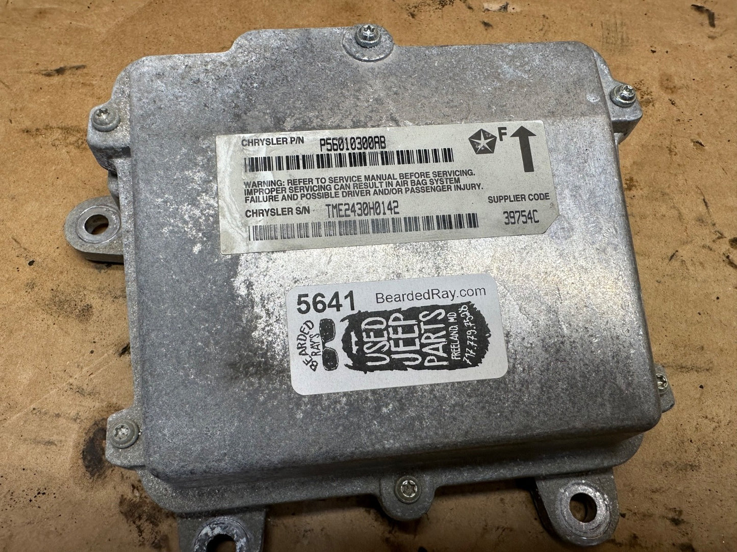P56010300AB Jeep Wrangler dash control module P 56010300 AB Under Console OEM