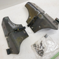 97-06 Jeep TJ Wrangler OEM Windshield Hinges Pair Green Hinge Set  Factory Bolts