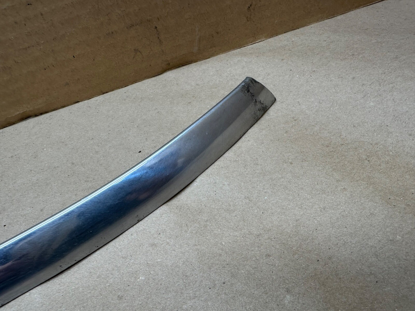 Jeep FSJ Grand Wagoneer Driver Lower Windshield Stainless Steel Trim Chrome Left