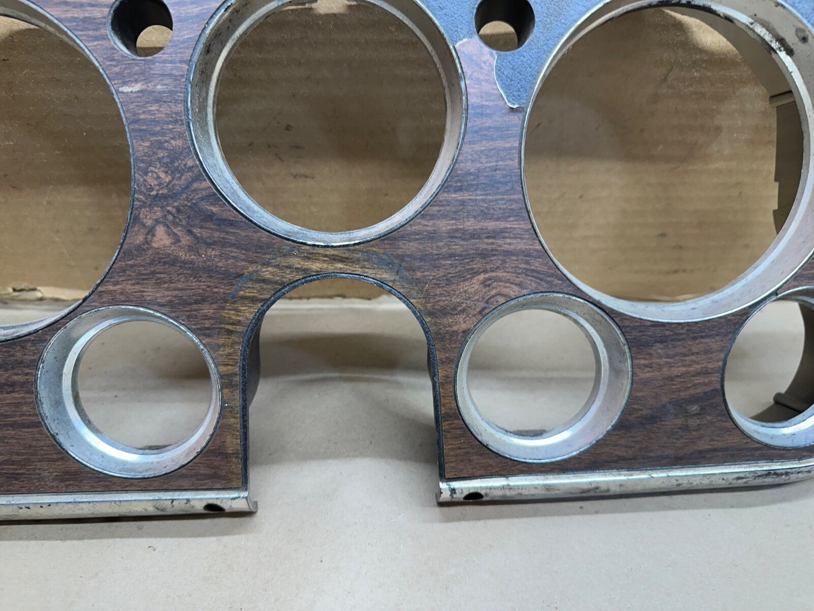 1969-1972 Chevy Truck Black Dash Bezel Instrument Cluster Trim Factory OEM