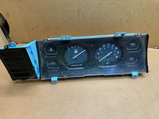 84-90 Jeep Cherokee XJ MJ 2 Gauge Speedometer Instrument Cluster 154k miles Low