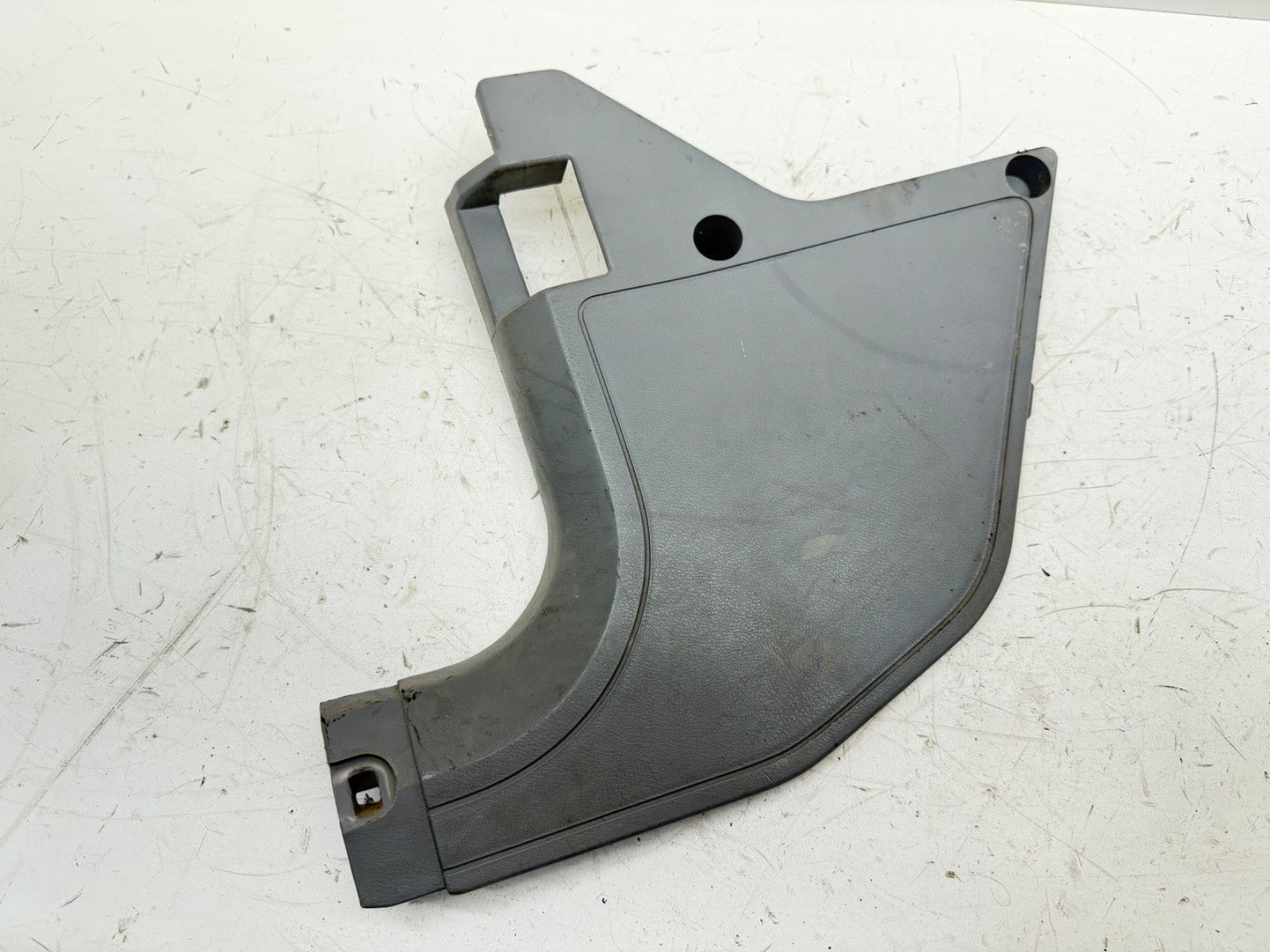 87-96 Cherokee Comanche XJ MJ Left Drivers Trim Kick Panel Lower GREY Cover GRAY