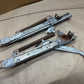 1967 Rebel Rambler Interior Front Bench Seat Floor Track Guide Mount Brackets
