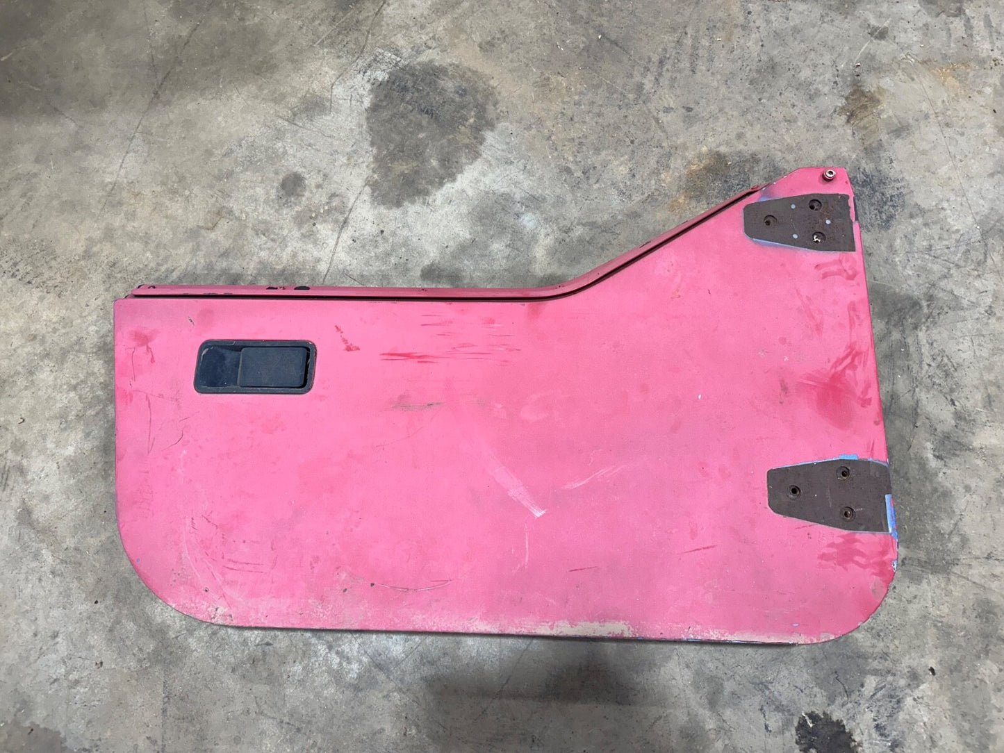 81-95 Jeep Wrangler YJ CJ7 Passenger Side Half Steel Door Lower Right Red OEM