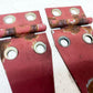 76-95 Jeep Wrangler YJ CJ RED Hood Hinges Hinge Set OEM FACTORY Bonnet Bolts