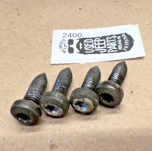 87-95 Jeep Wrangler YJ OE Seat Slider Track Adjuster Bolts Set of 4 TORX Bracket