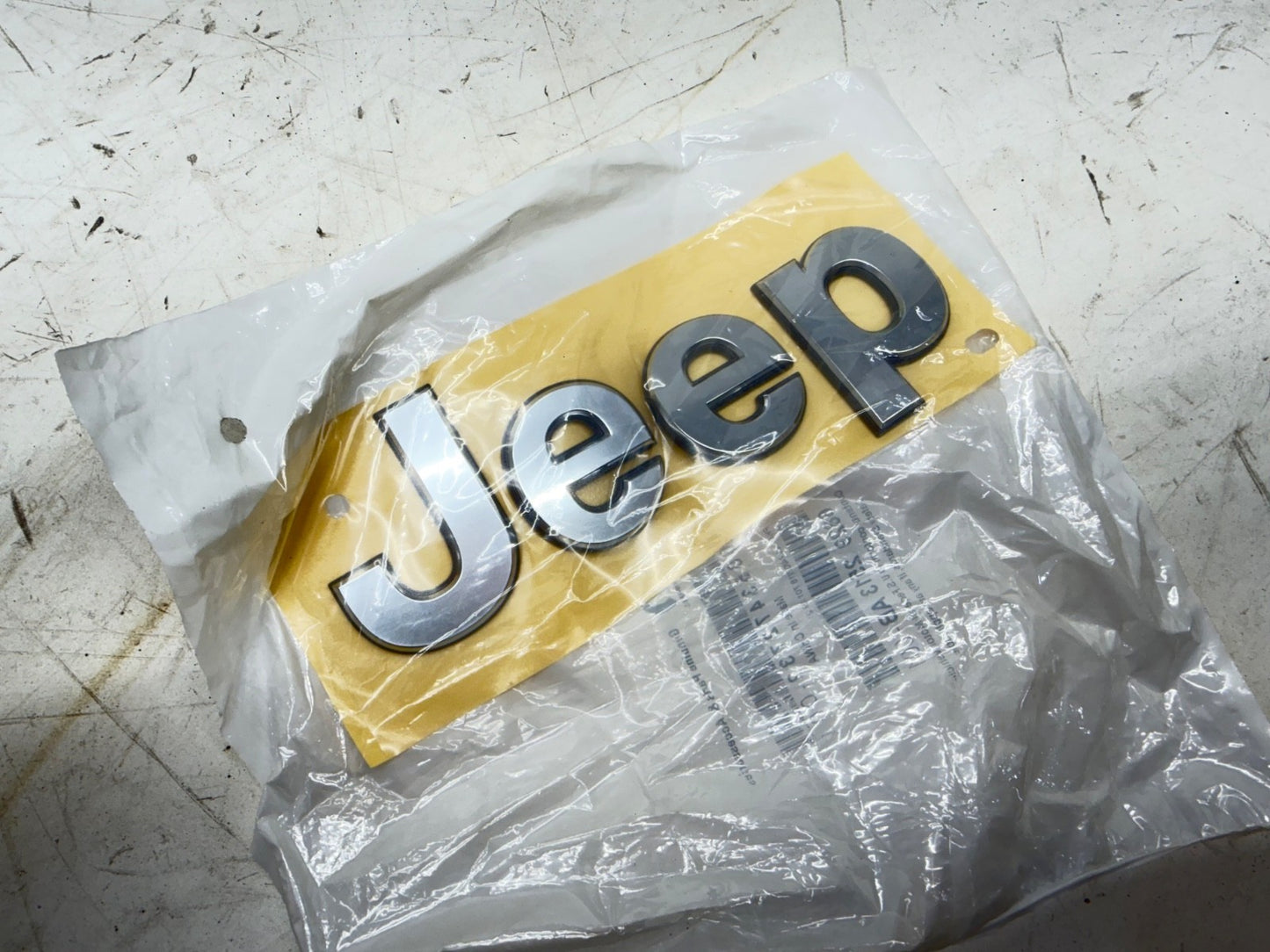 Genuine OEM Mopar Jeep 68292513AB "JEEP" Nameplate Badge Emblem Front Fender